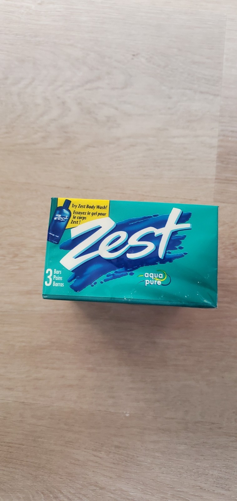 Zest Deodorant Bar Soap, Hydrating Moisture for All Skin Types, Aqua, 22 Bars