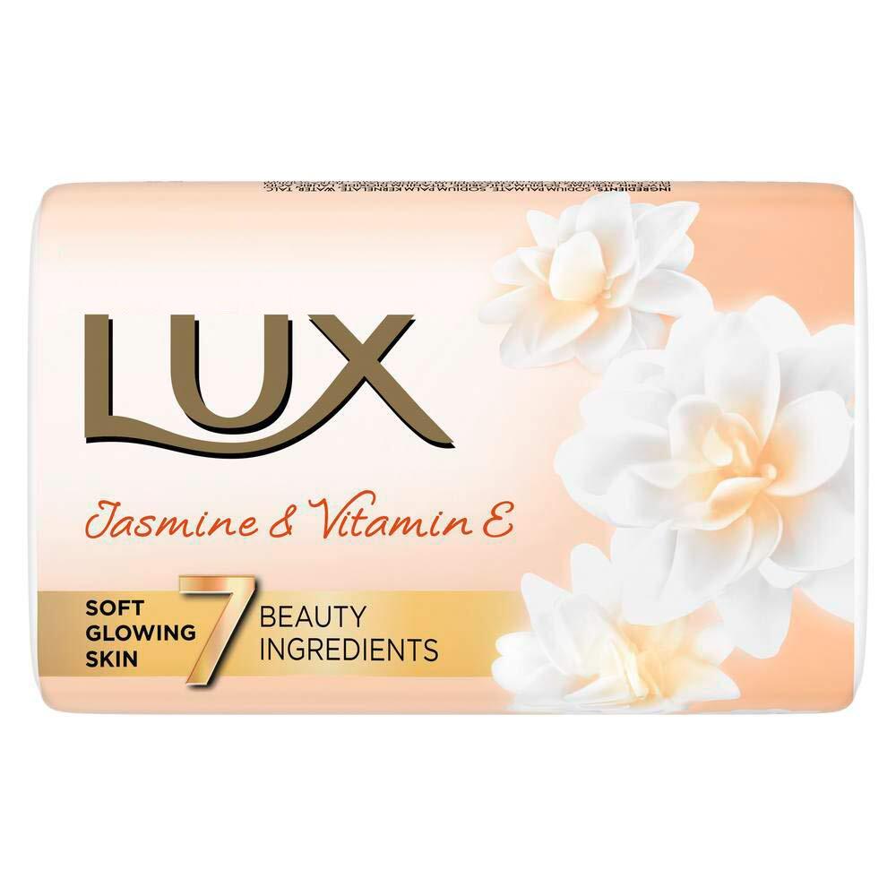 Lux Bathing Soap -Jasmine & Vitamin E Soft Glowing Skin Soap Bar – Free Ship