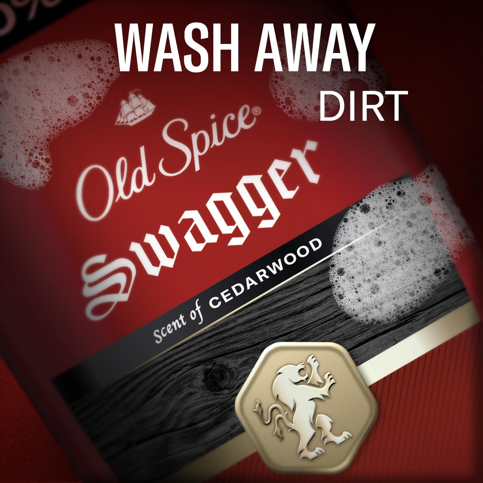 Old Spice Body Wash for Men, 24/7 Shower Fresh, 24 Ounce (Pack of 2), Red