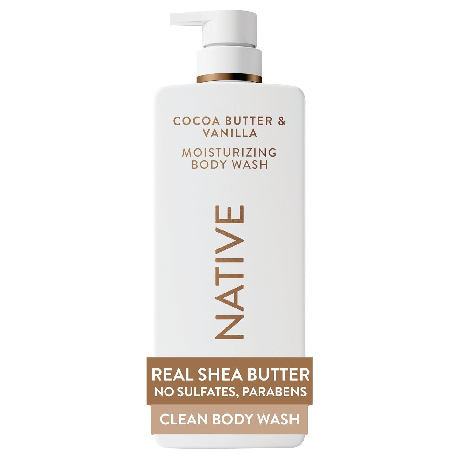 Native Cocoa Butter & Vanilla Scent 24-Hour Moisturizing Bodywash for Women & Me