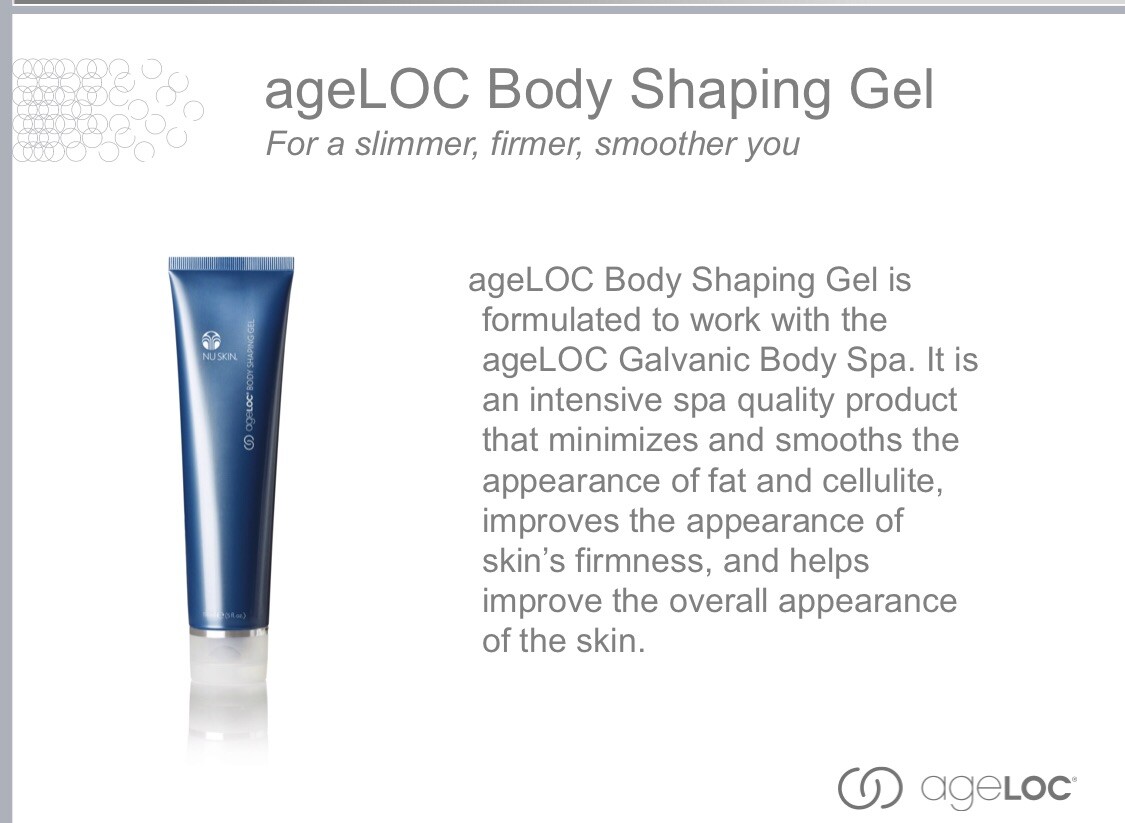 Nu Skin Ageloc Body Shaping Gel 150ml Exp 2025