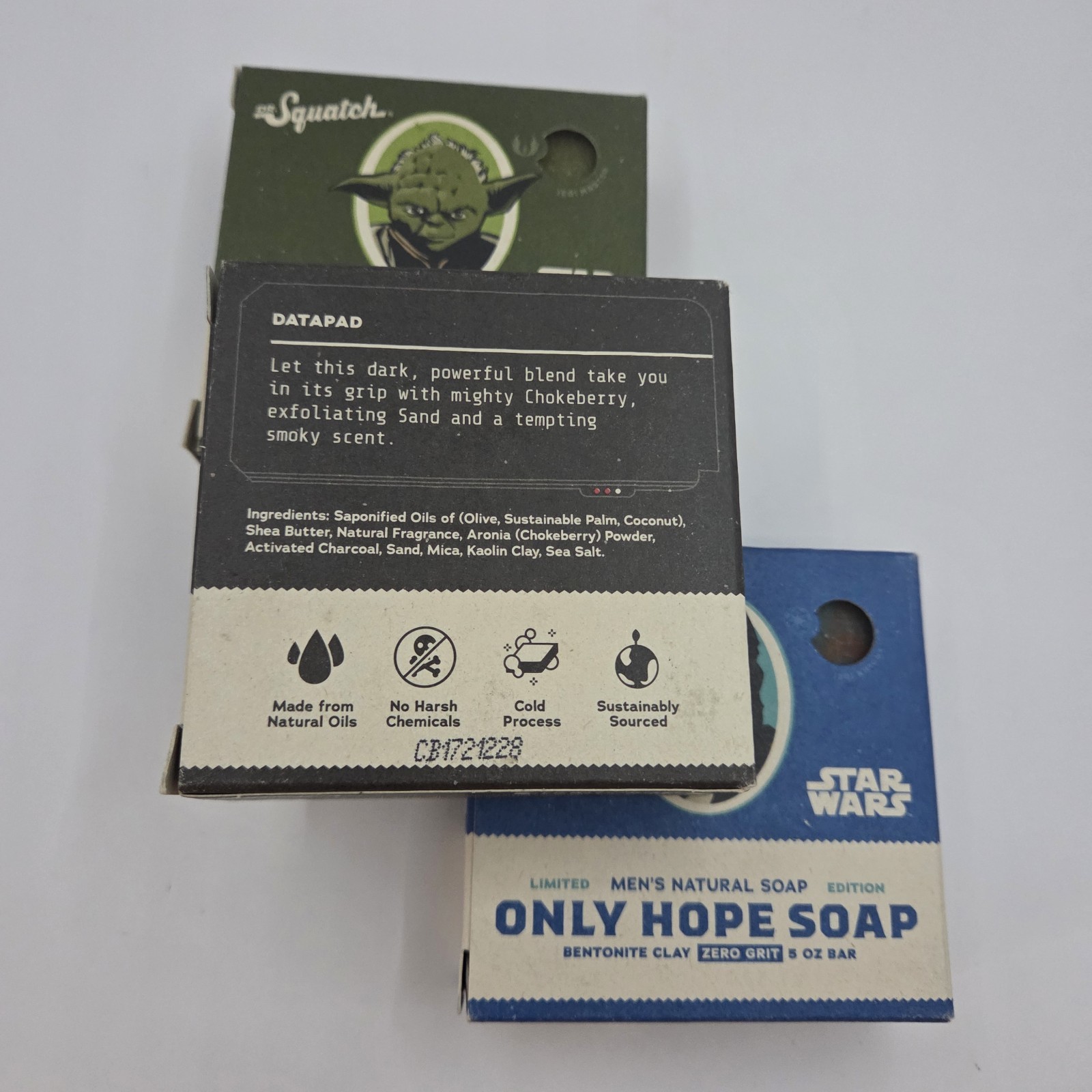 Dr. Squatch Star Wars Soap Gift Set Three Bars Collection 1 Body Cleaner Lim Ed