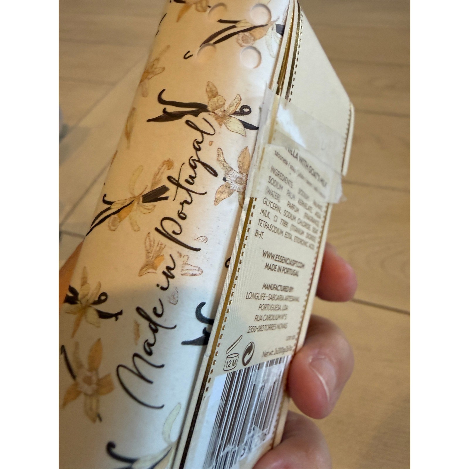 Essencias de Portugal Vanilla Flowers Triple Milled Soap Goat Milk Portugal