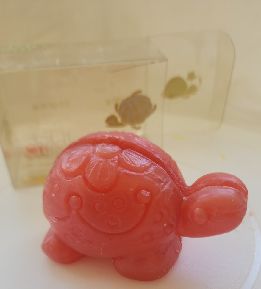 Vintage 1980’s Unique Happy Turtle Soap Schildkrote (German for tortoise)