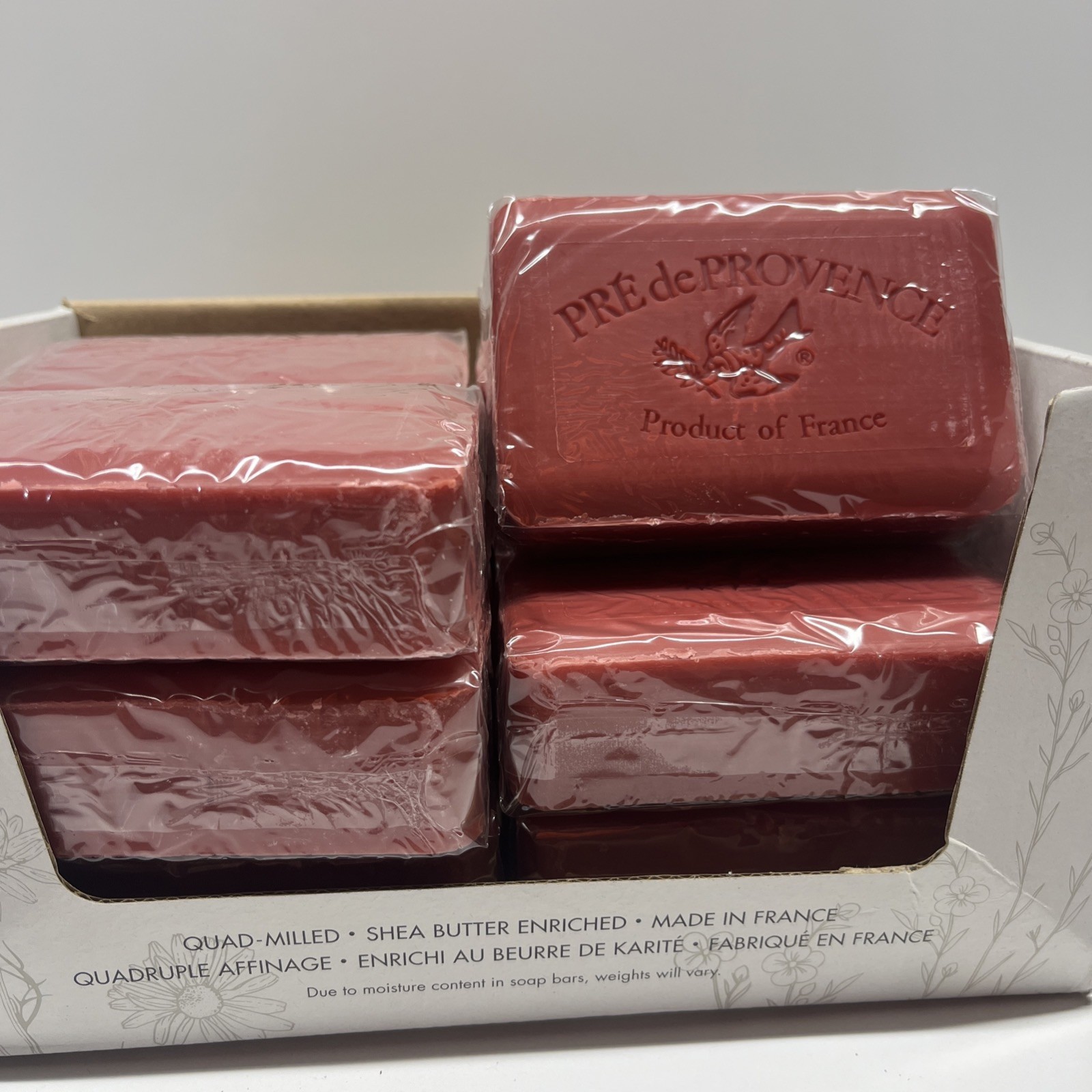 Pre de Provence Raspberry Shea Butter Enriched Soap 8pack 250gram