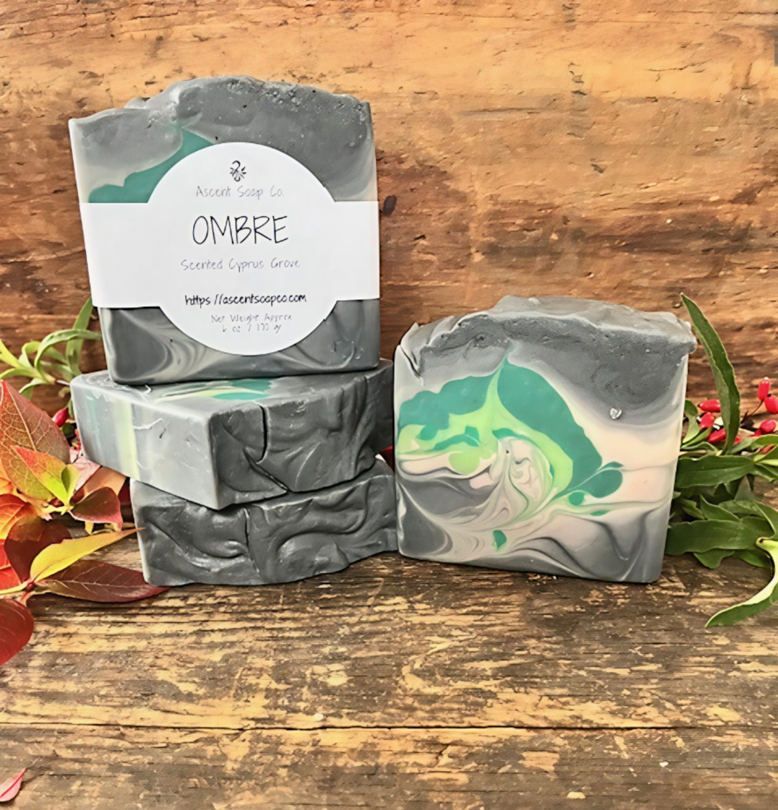 Ombre Handcrafted Artisan Soap from Ascent Soap Co.
