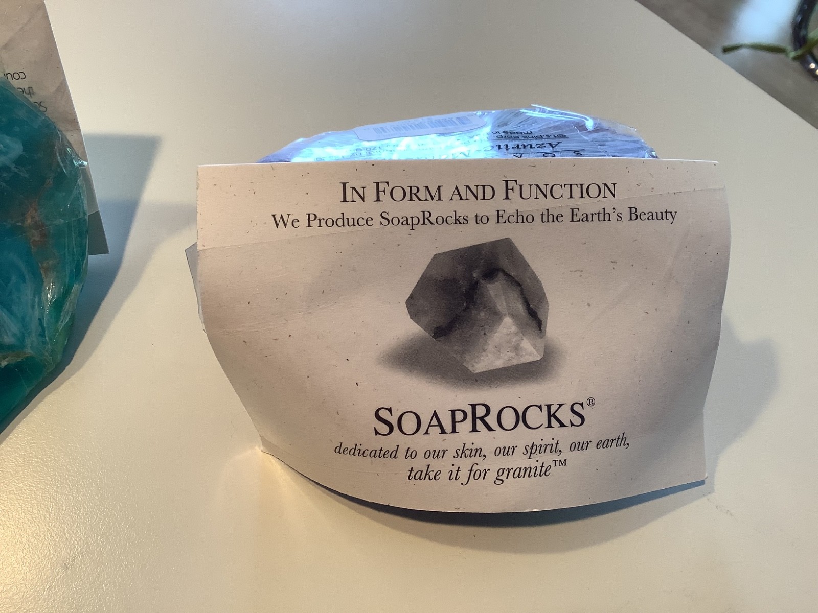 Soap Rocks – Azurite Malachite & Blue Agate Purple and Blue Lot 2 New Sealed