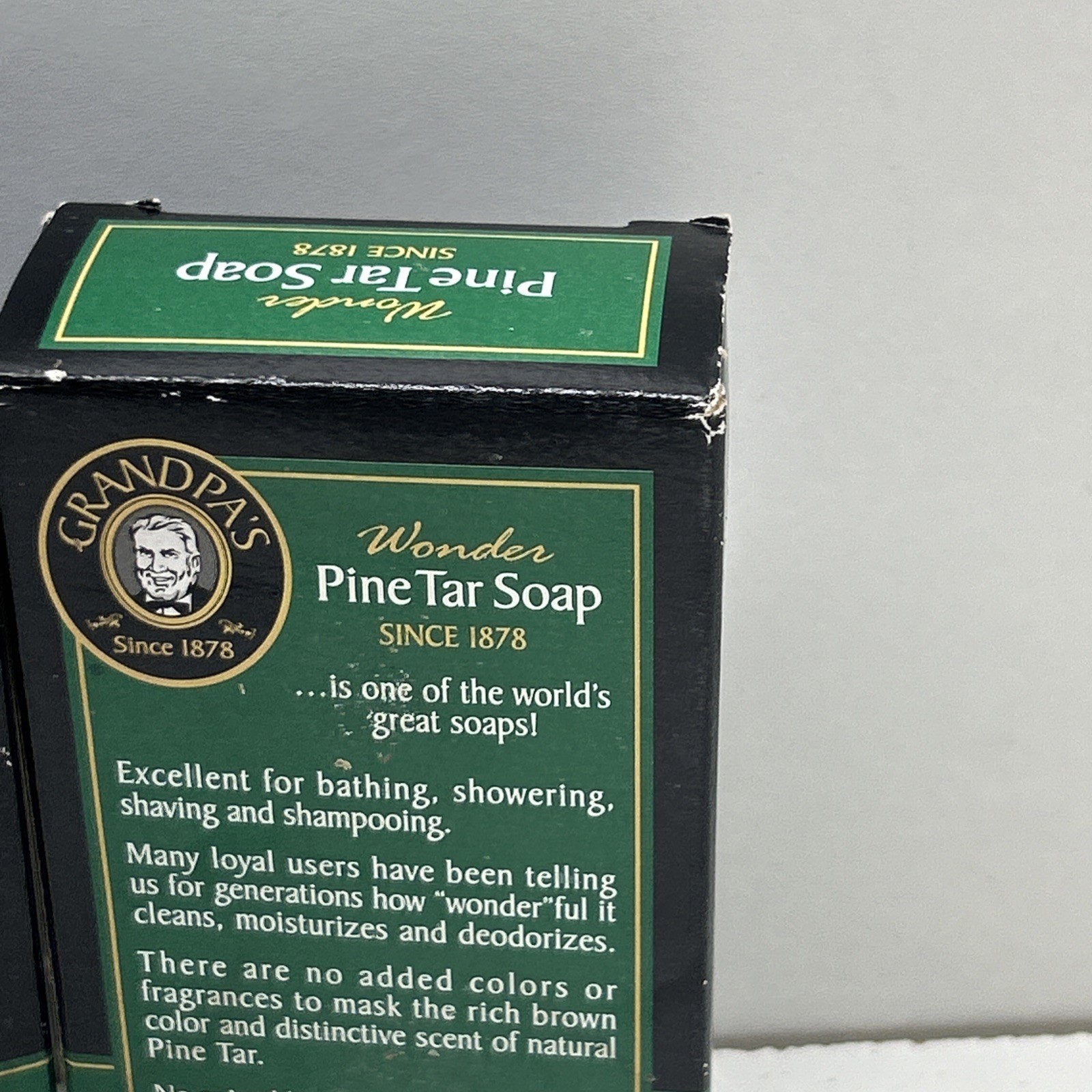 Lot Of 2 – Grandpa’s Pine Tar Soap 4.25 Oz