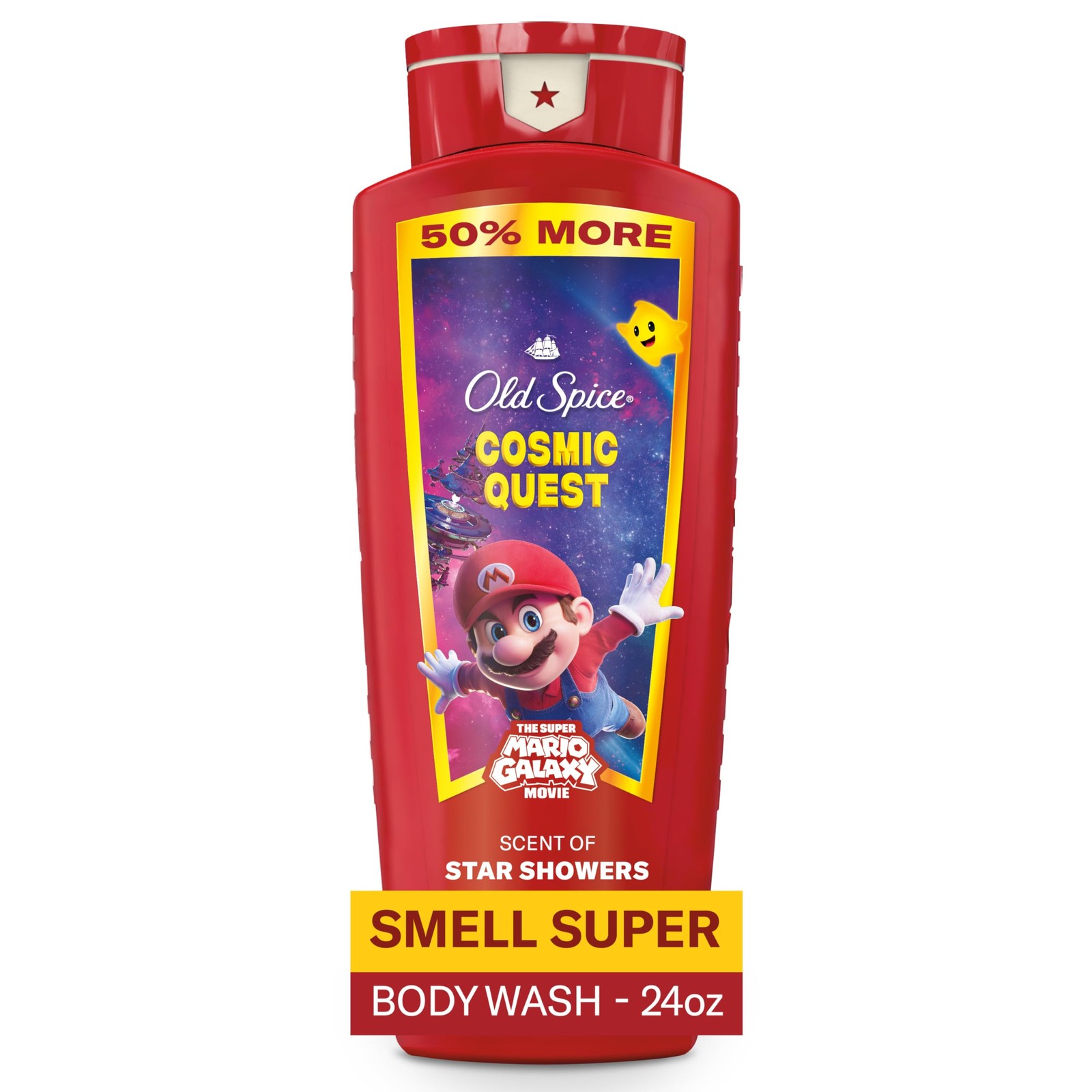 Old Spice Body & Face Wash for Men, x The Super 24 Ounce (Pack of 1), Red