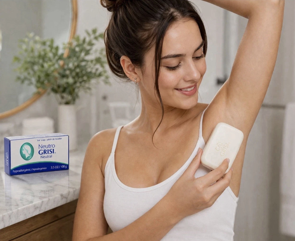 Neutro Grisi Neutral Soap 3 Pack 3.5 oz Bars Gentle pH Balanced Daily Skin Care