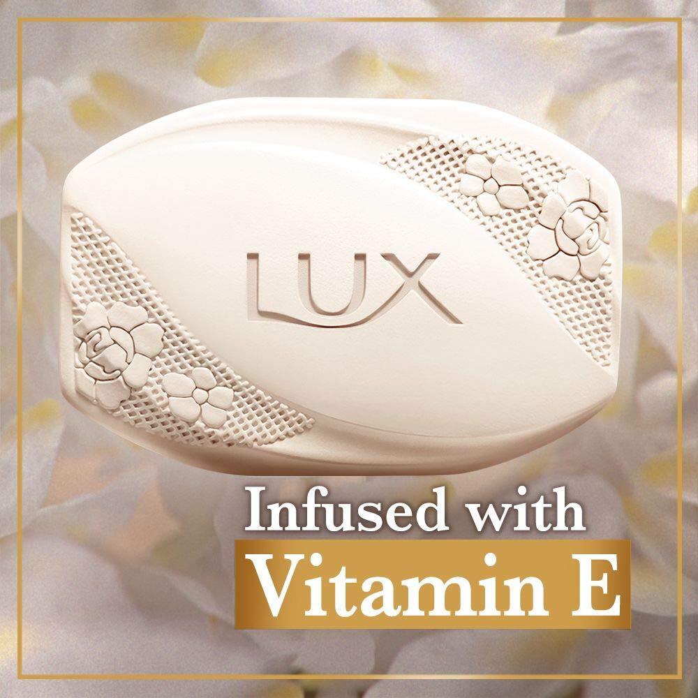 Lux Bathing Soap -Jasmine & Vitamin E Soft Glowing Skin Soap Bar – Free Ship