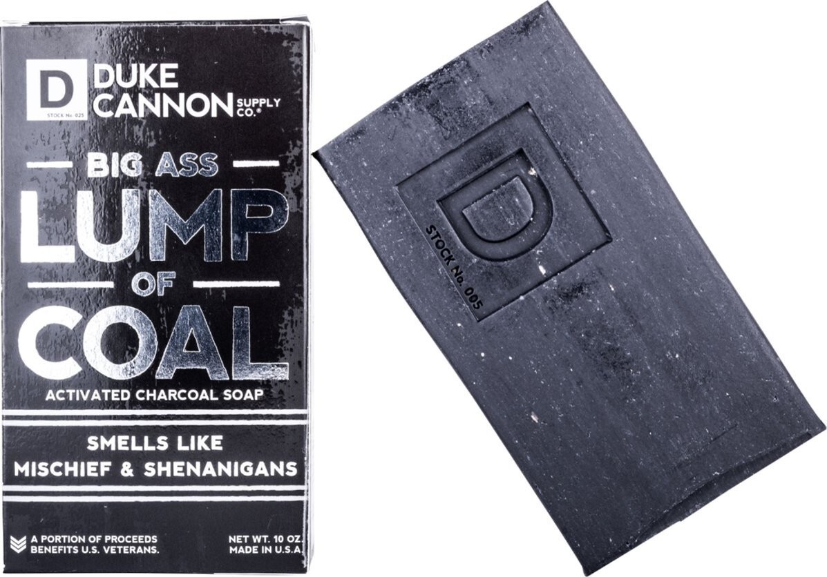 DUKE CANNON SUPPLY CO. BIG ASS LUMP OF COAL BAR SOAP – 1 PACK