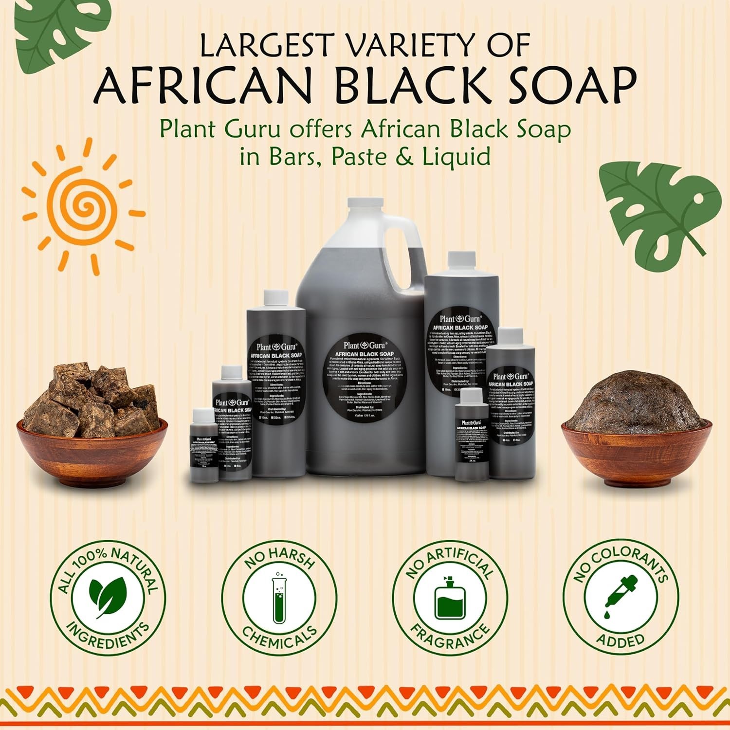 Imported Ghanaian African Black Soap Bars