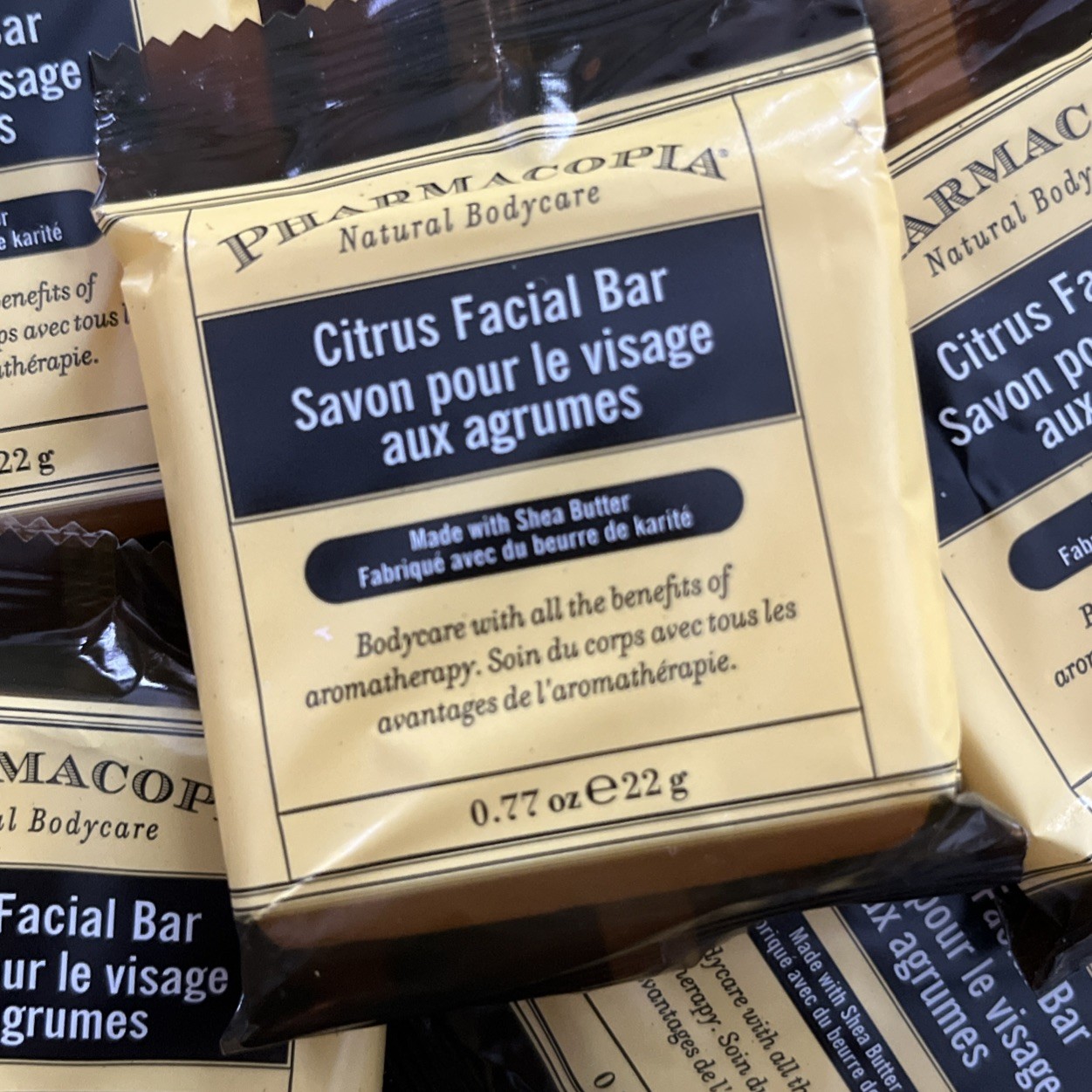 20 Bars Pharmacopia Citrus Facial Bar Aromatic Soap, .77 oz Travel Size.
