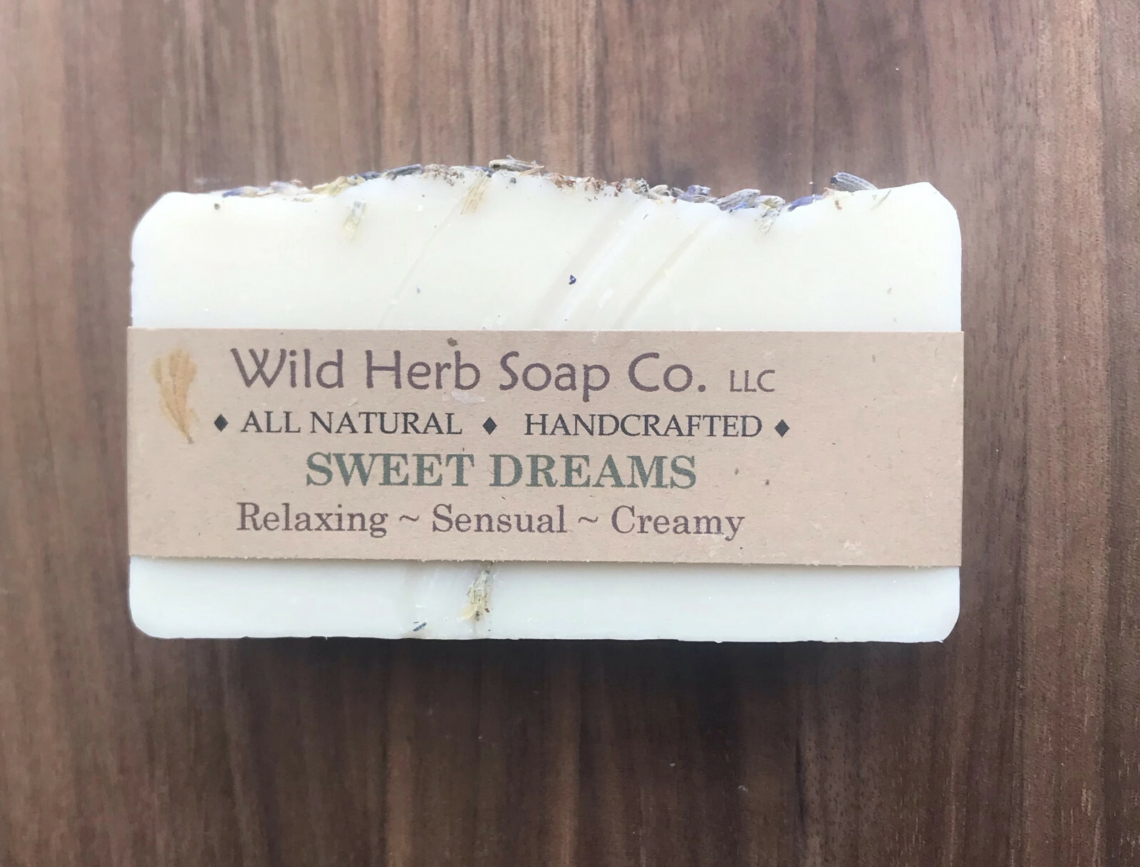 SWEET DREAMS Soap Bar: Topped with Lavender Buds | Great for Kids |Calming Blend