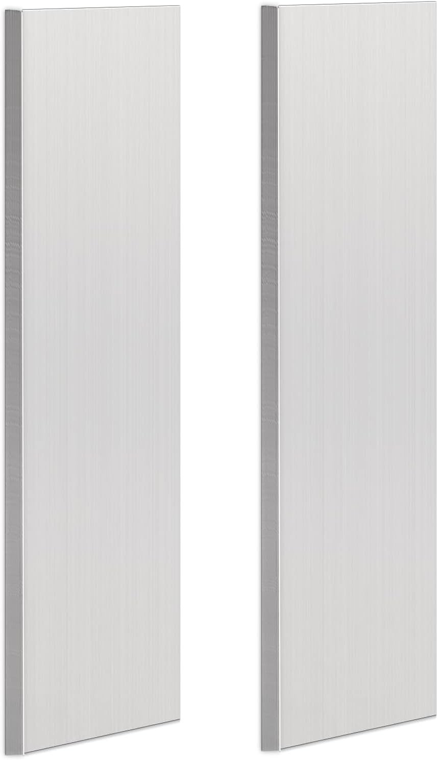 2 Pcs Square Aluminum Flat Bar, 1/8”(3mm) Thickness x 2” Width x 12” Length,