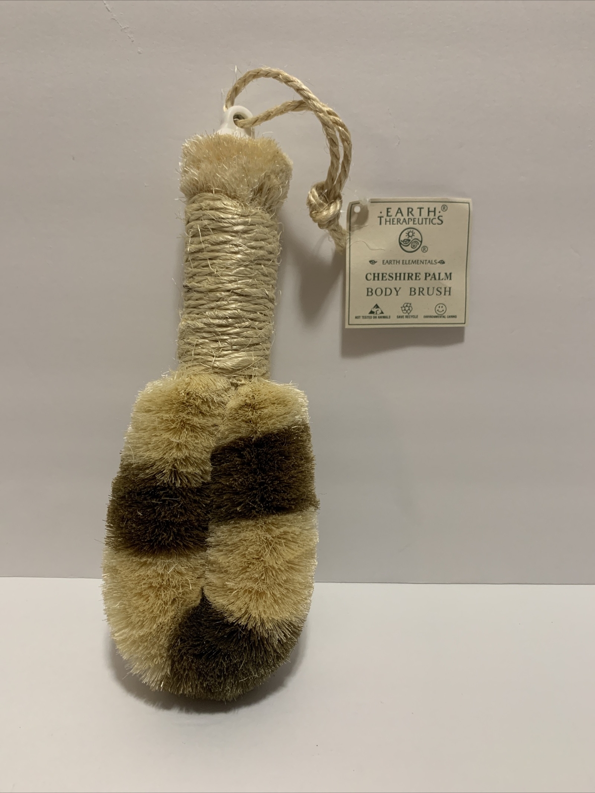 Earth Therapeutics Cheshire Palm Vegetable Body Brush Slough Dead Skin – 1 Brush