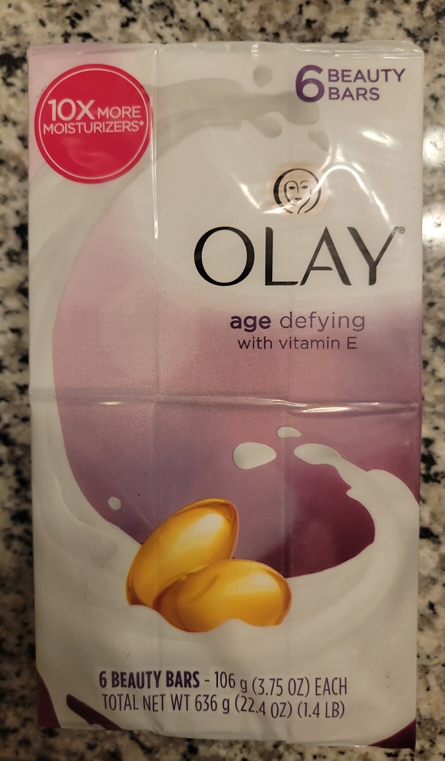 Olay Age Defying With Vitamin E Bar Soap – 6 Pack