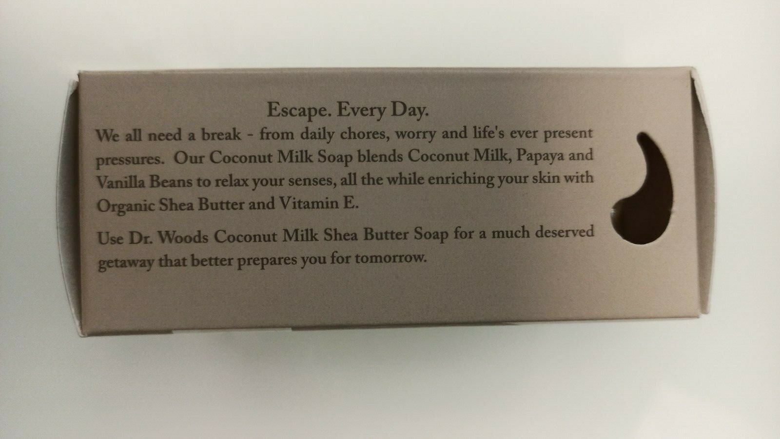2x Dr. Woods Natural Bar Soap with Fair Trade Organic Shea Butter Coconut 5.25oz