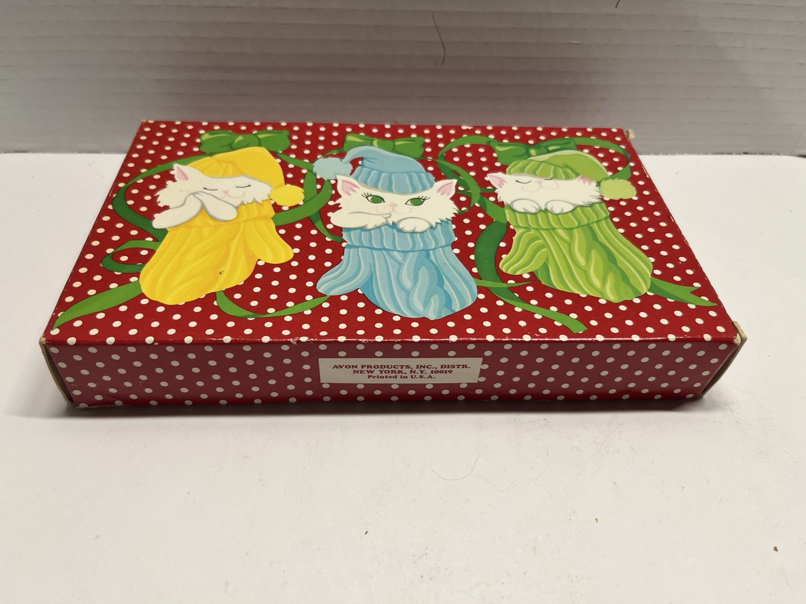 Vintage New 1970’s Avon”Furry,Purry,& Scurry”Children’s Soap Set Original Box