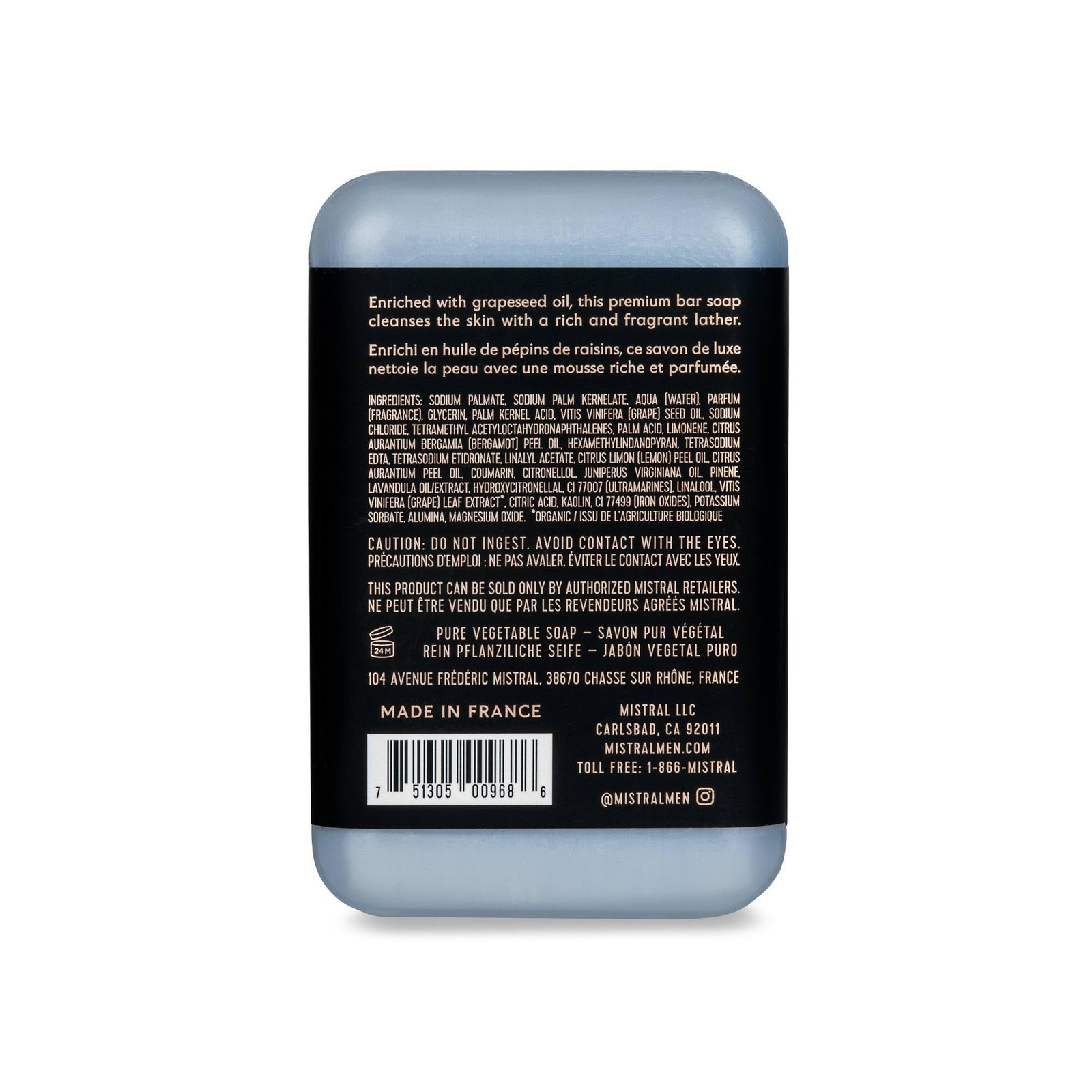 Silver Agave Luxury Bar Soap for Men | Men’s Natural Soap Bar | Paraben, Phth…
