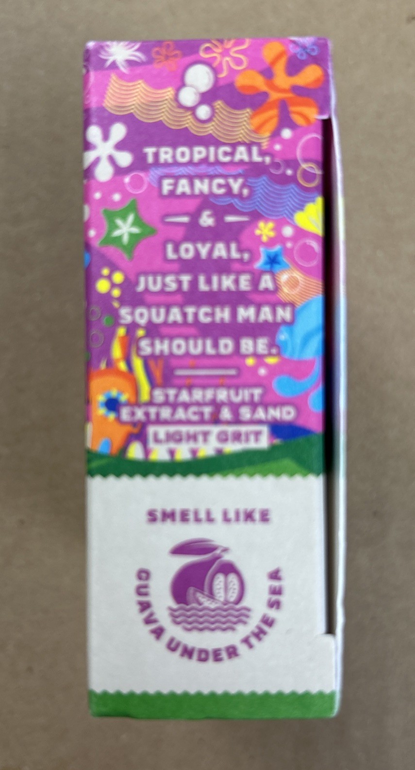 Dr. Squatch Limited Edition SEA STAR SHENANIGANS Natural Soap Bar SpongeBob