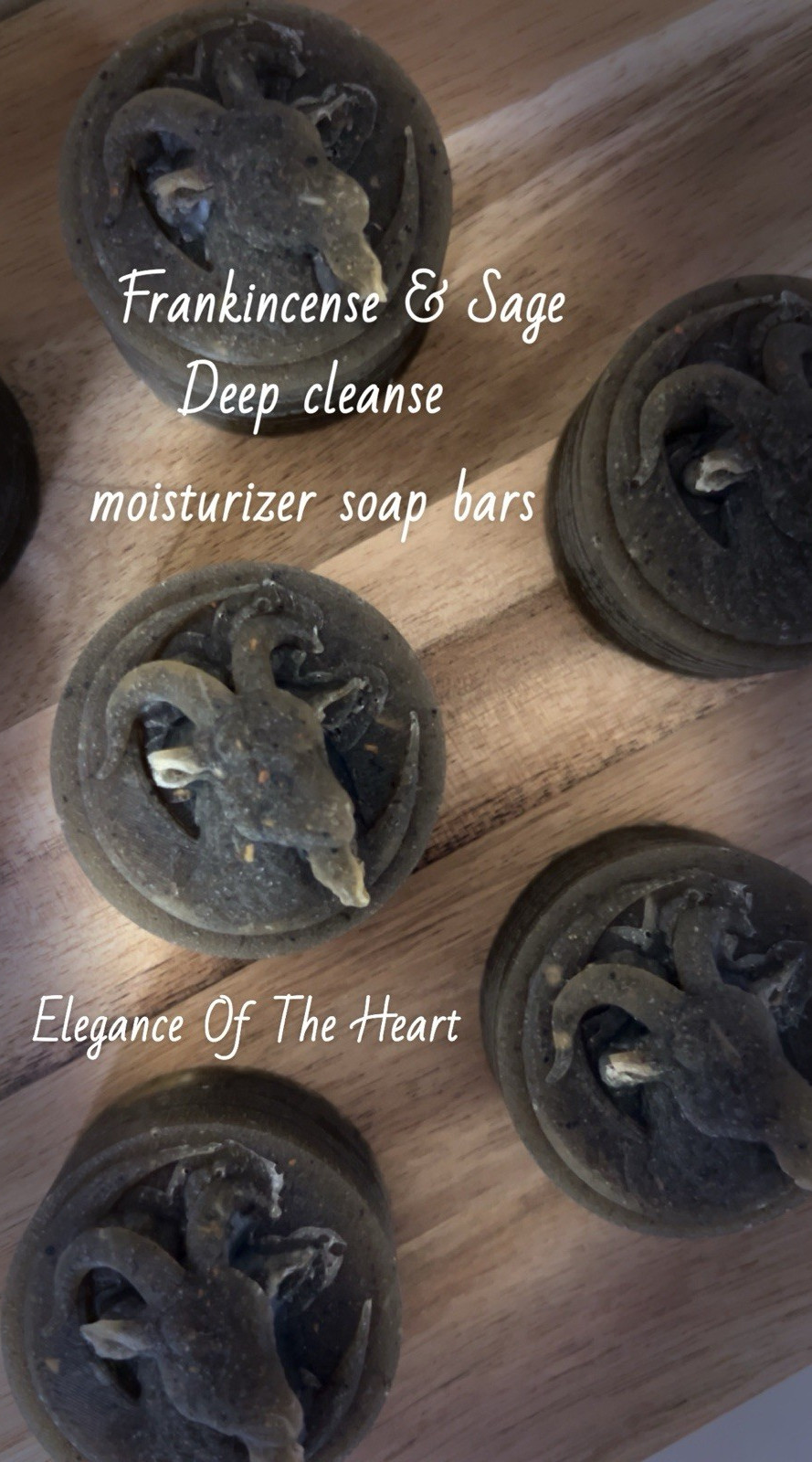 Elegance Of The Heart Frankincense & Sage Deep Cleansing Moisturizer Soap Bar