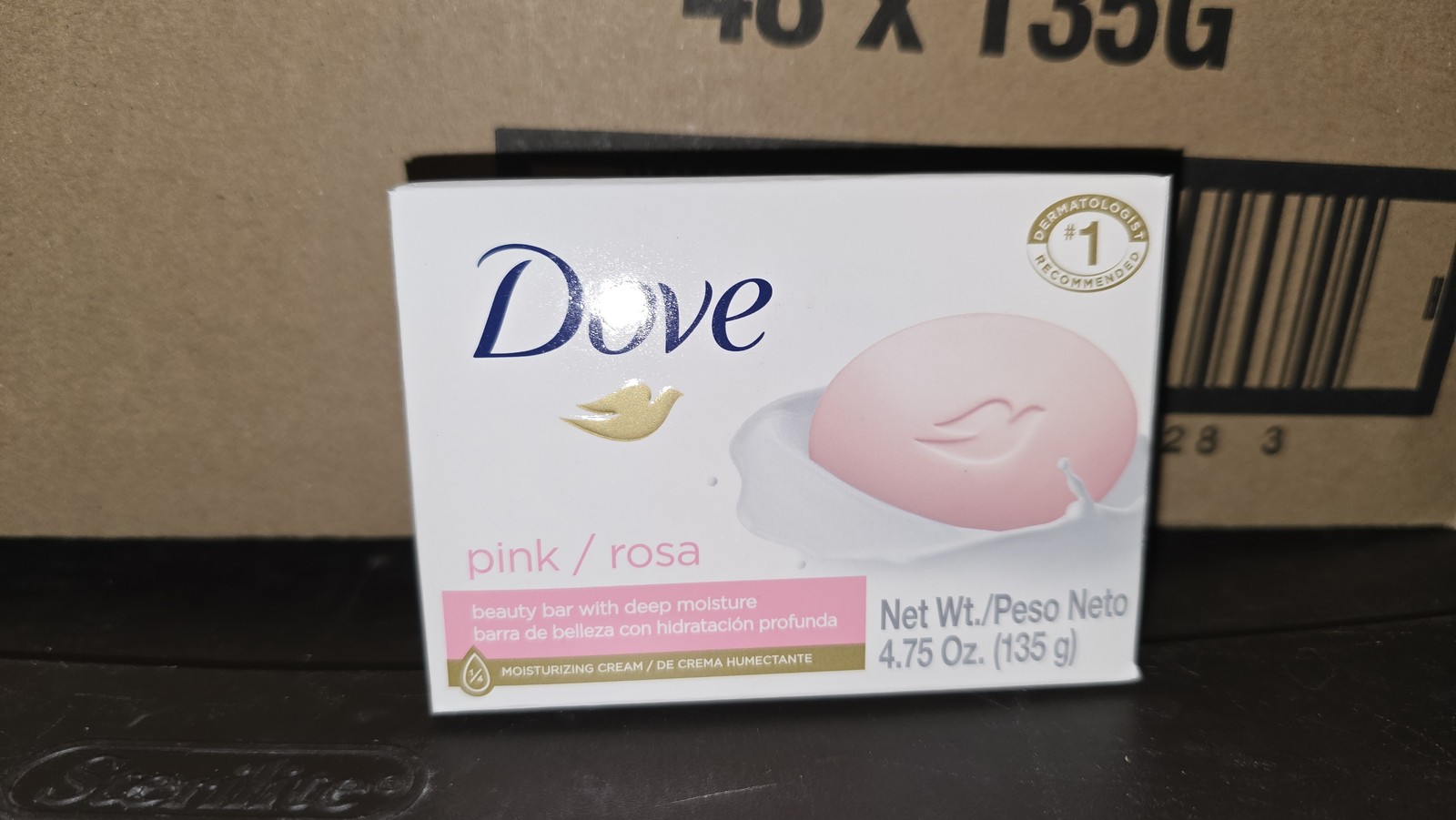 Lot of 48 Dove Pink Rosa Beauty Bar Soap 4.75 oz Each Moisturizing Cream