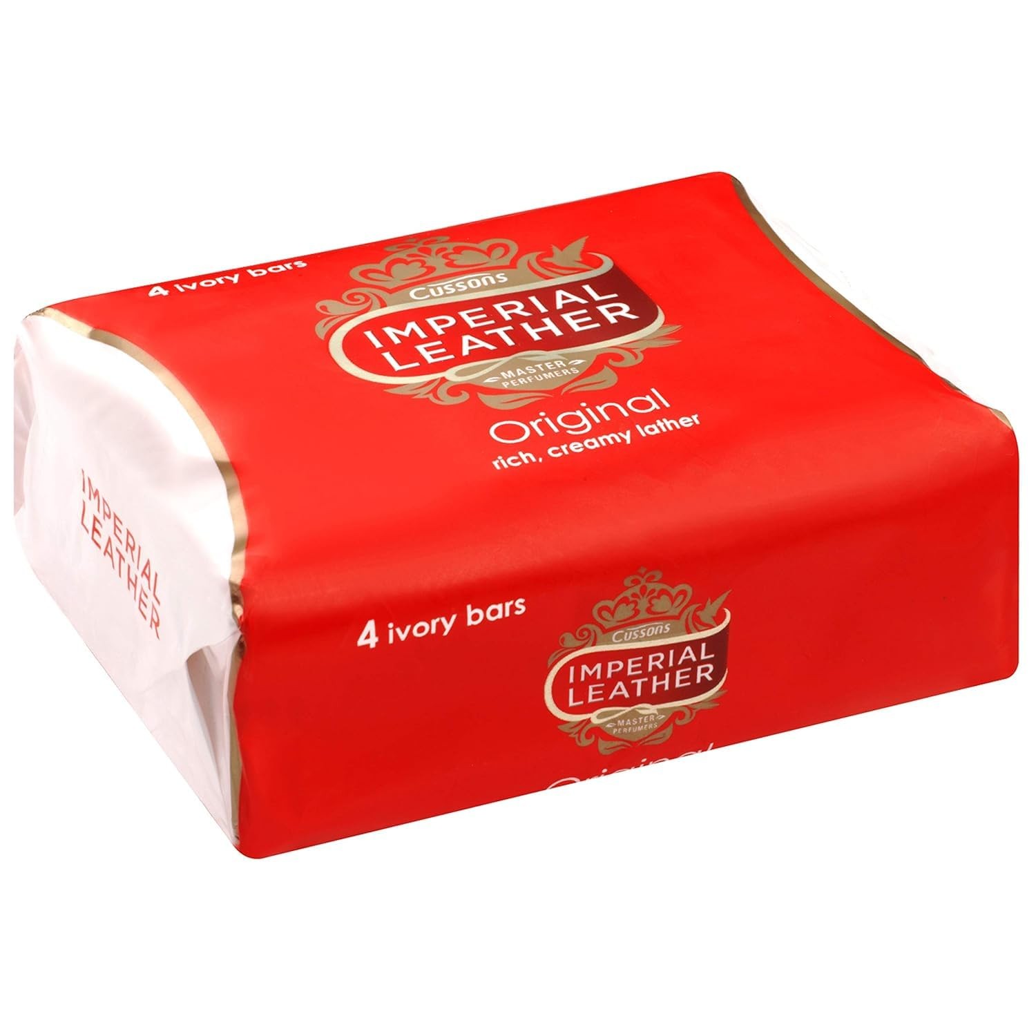 Cussons Imperial Leather Original Bar Soap – 4 3.53 Ounce (Pack of 4), black