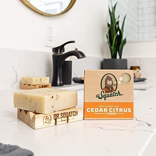 Handmade Cedar Citrus Soap Bar for Sensitive Skin – Energizing & Organic