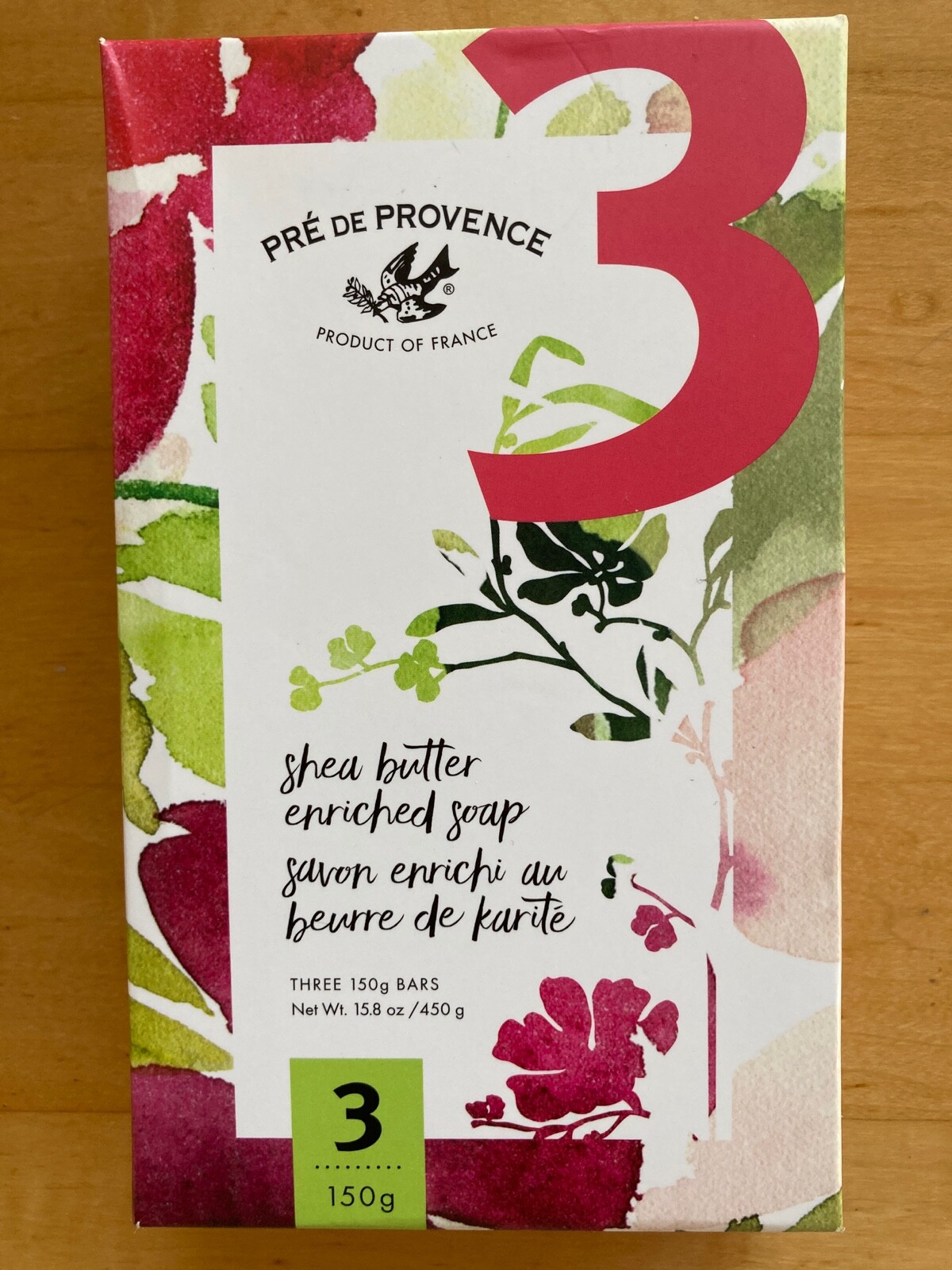 European Soaps Pre de Provence Gift Box 3 bars of 150 gram Shea Butter enriched