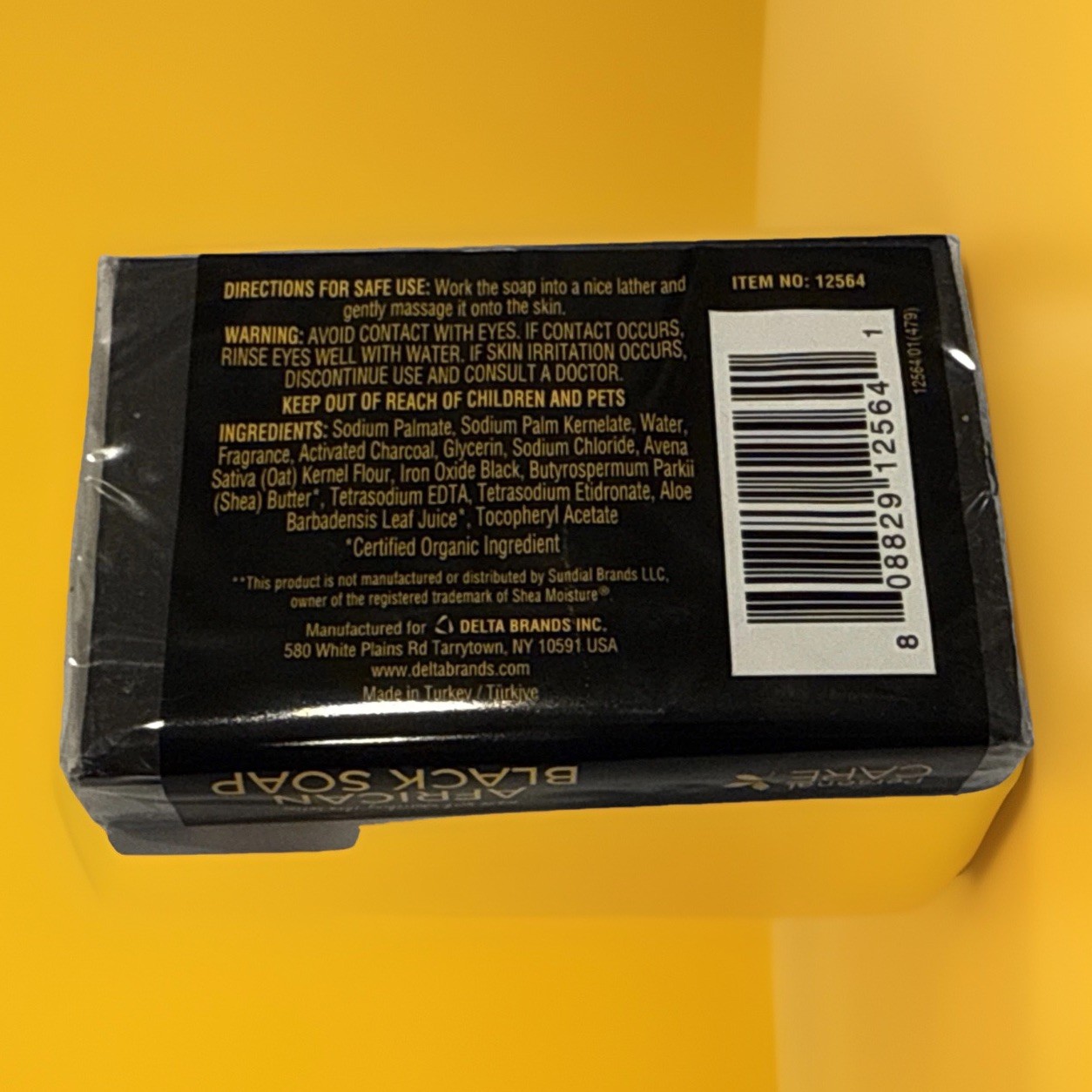 Personal Care AFRICAN BLACK SOAP Shea Butter & Skin Moisturizing, 4 Oz