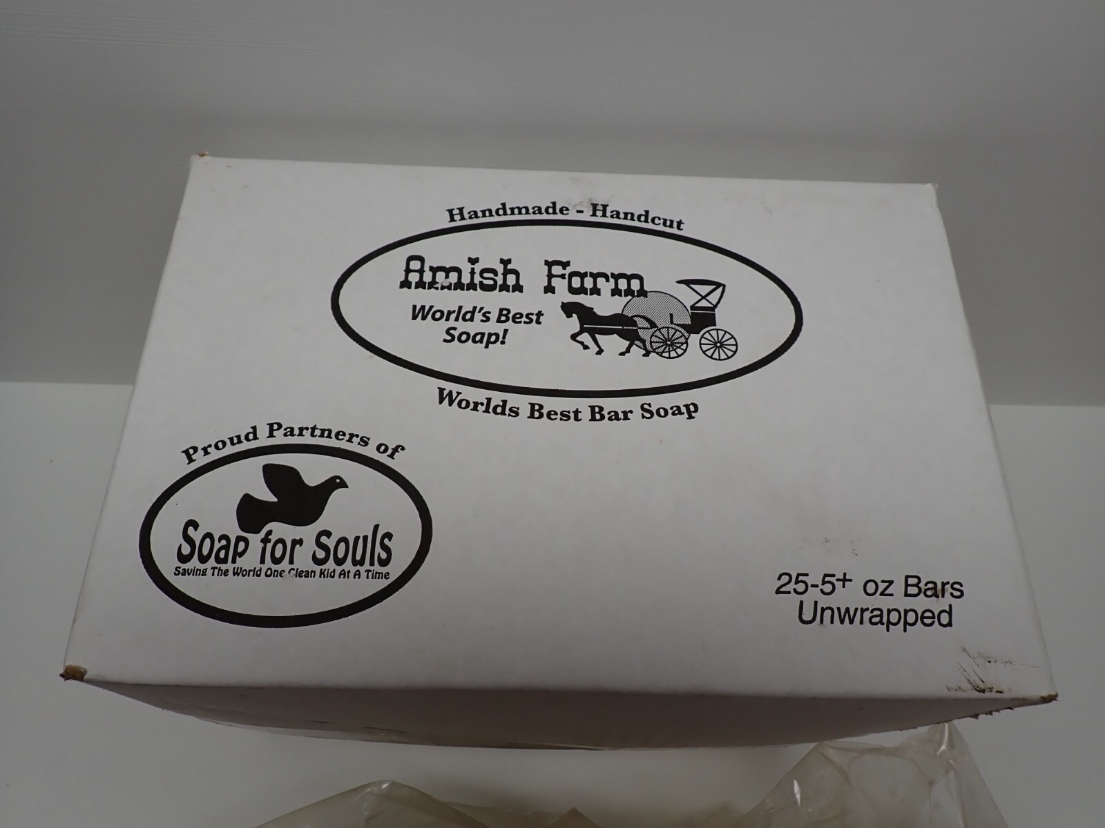 Amish Farms Bar Soap 25 Huge Bars 5oz Each White Floral Scented Natural Soap