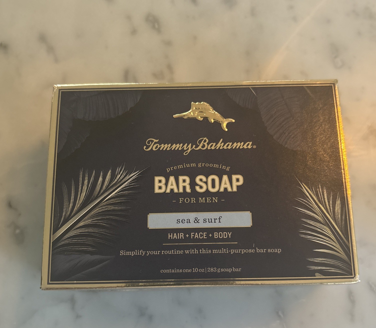 Tommy Bahama Sea & Surf ~ Face, Body & Hair Soap Bar for Men 10oz New In Box