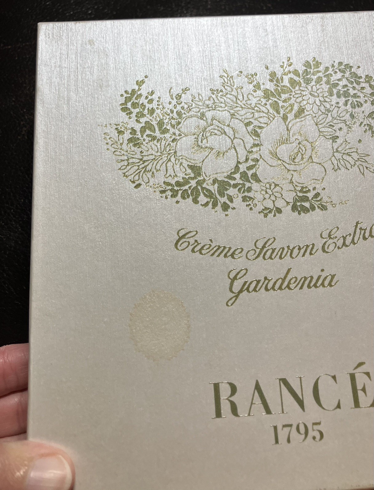 Vintage Rance 1795 “Crème Savon Extra Gardenia” Multipack of Four 3.5 ounce Bars