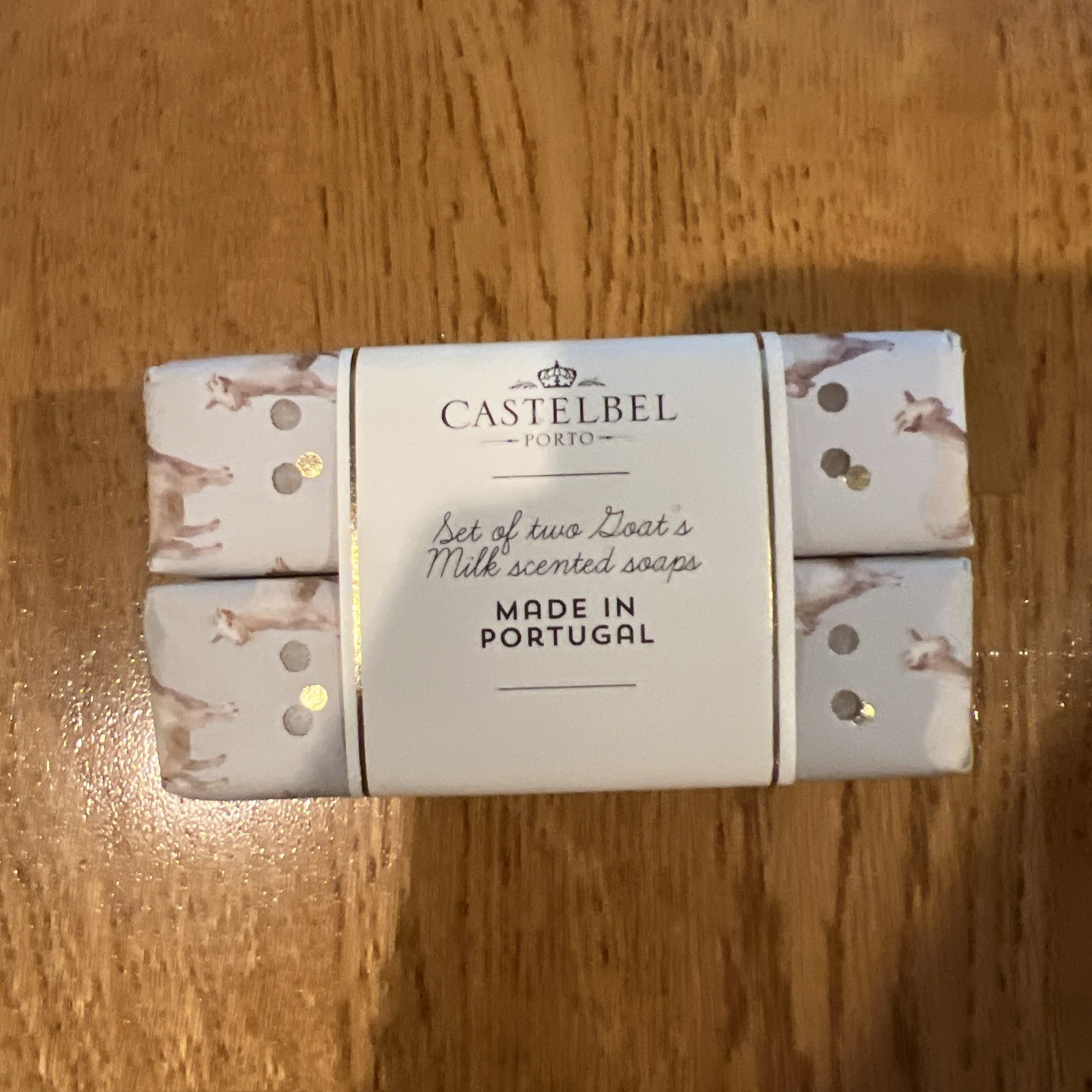 Castelbel Goat’s Milk Set of 2 Milk Scented Soap 2 x 7oz NEW