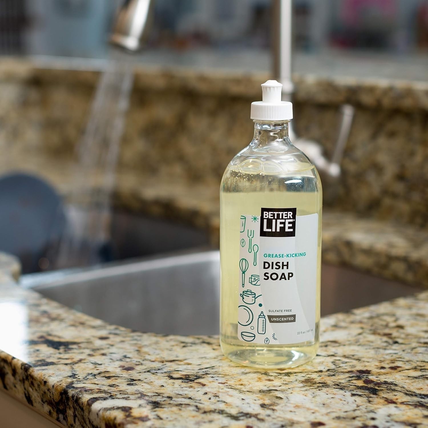 Better Life Dish Soap – Liquid Dishwashing with 22 Fl Oz (Pack of 2)