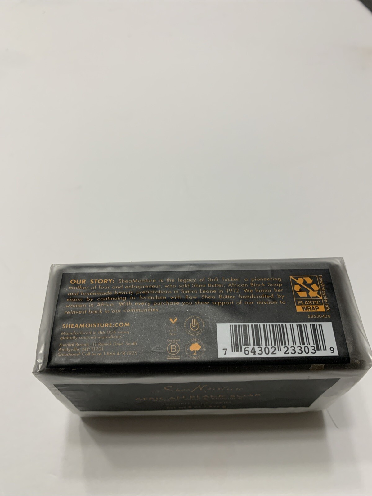 SHEAMOISTURE African Black Soap w/Oats, Aloe & Vitamin E Troubled Skin Bar, 8 oz