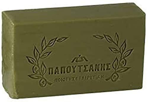 4x Pure Olive Oil Soap – 125g – Greek Traditional “Papoutsanis”- family package