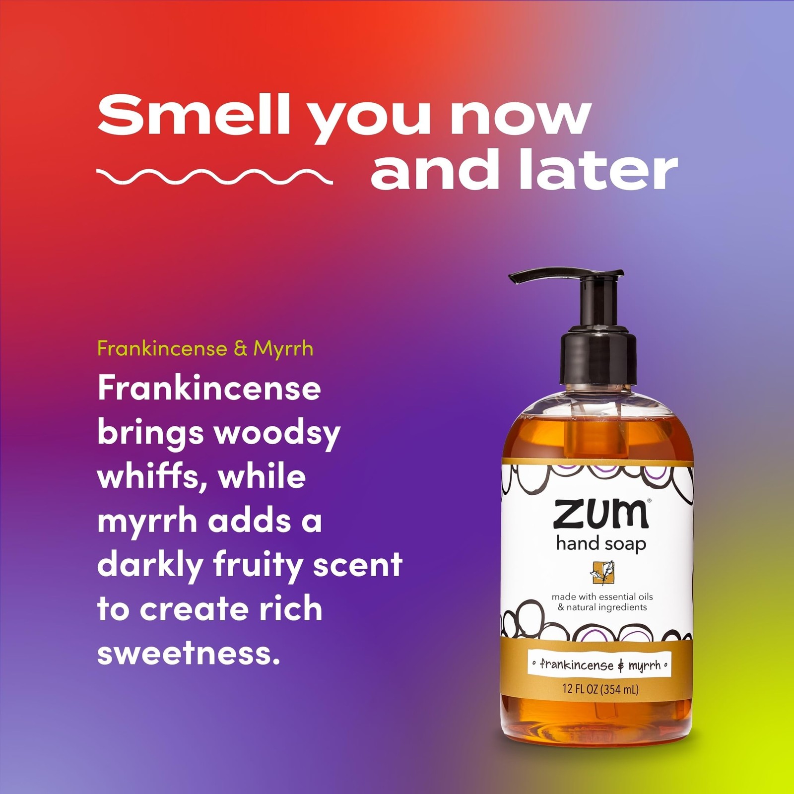 Zum Indigo Wild Hand Soap – Natural Liquid – 12 Ounce (Pack of 4)
