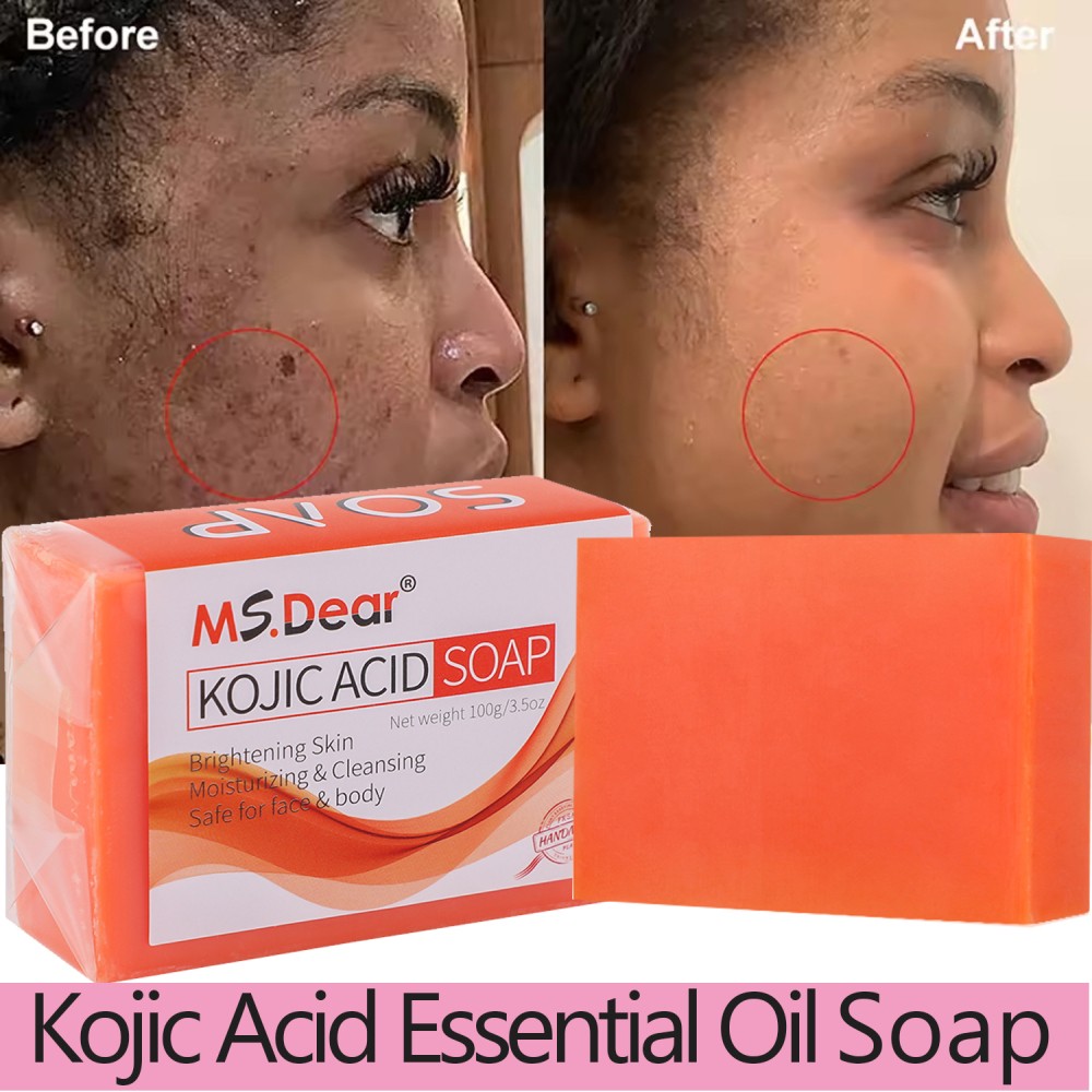 Dark Skin Whitening Bleaching Lightening Kojic Acid Soap Brightening Face & Body