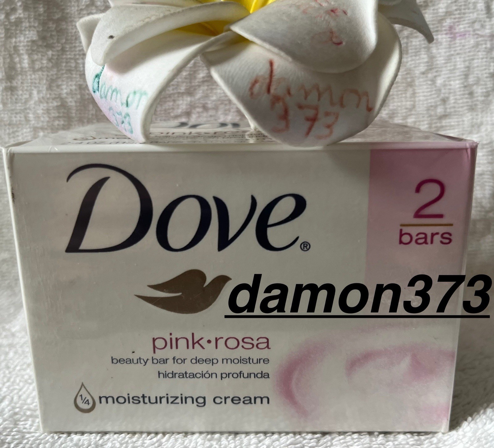 DOVE***PINK***Beauty Bar (2 BARS)~~4 OZ/113g EACH~~BRAND NEW/SEALED