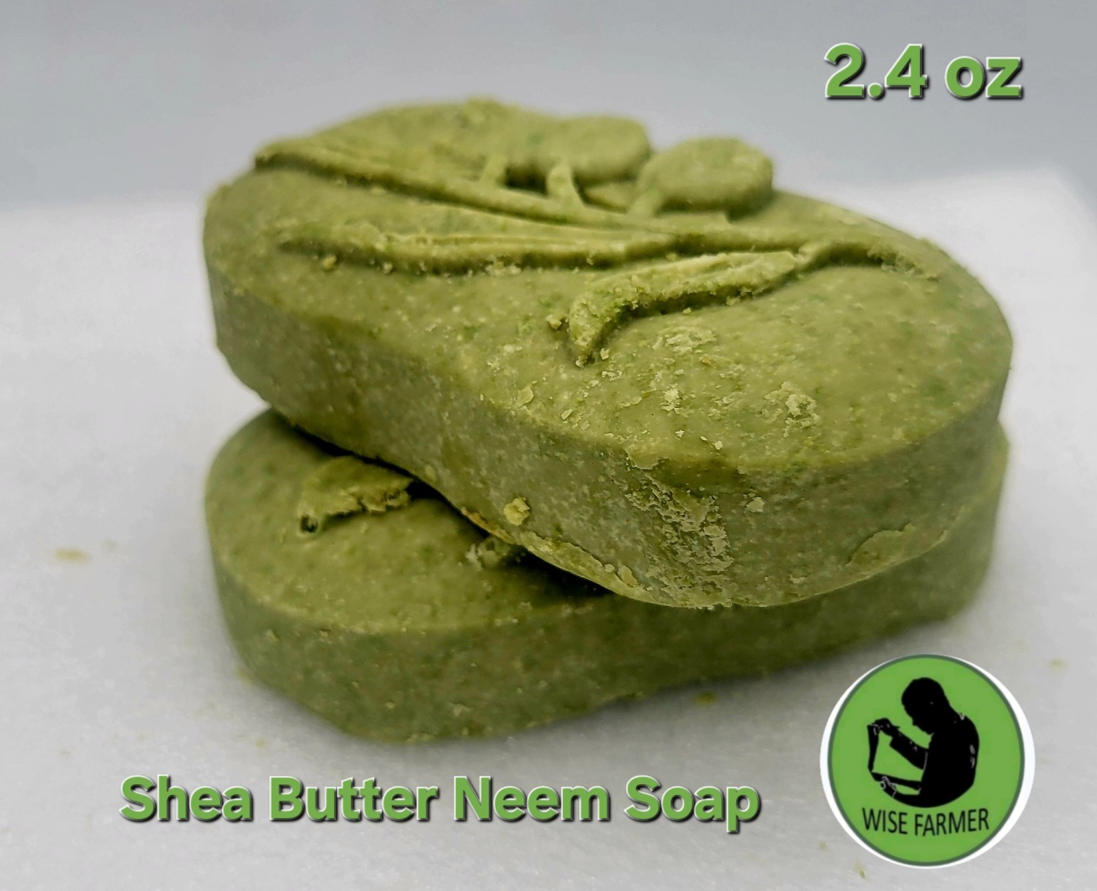 Shea Butter Neem Soap | Natural Skincare Bars (1.7 oz & 2.4 oz | 5, 10, 20 Pack)