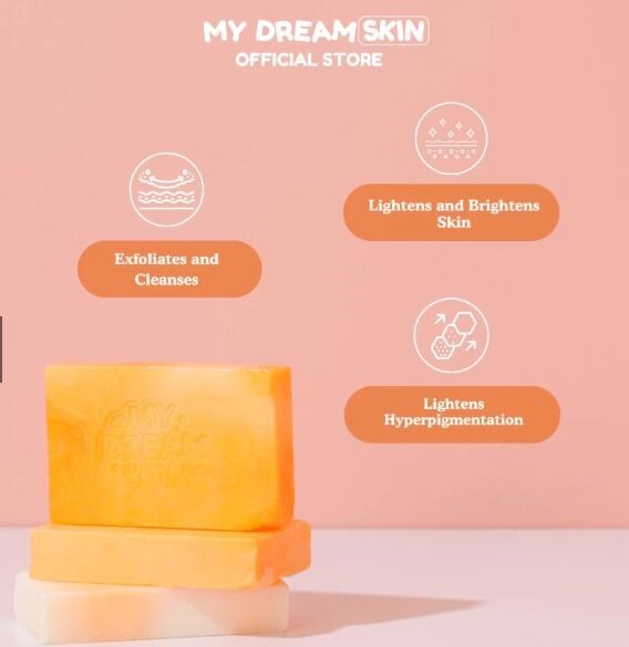 2 pcs My Dream Skin – Kojic + Niacinamide Soap 90 g New Packaging & Big size