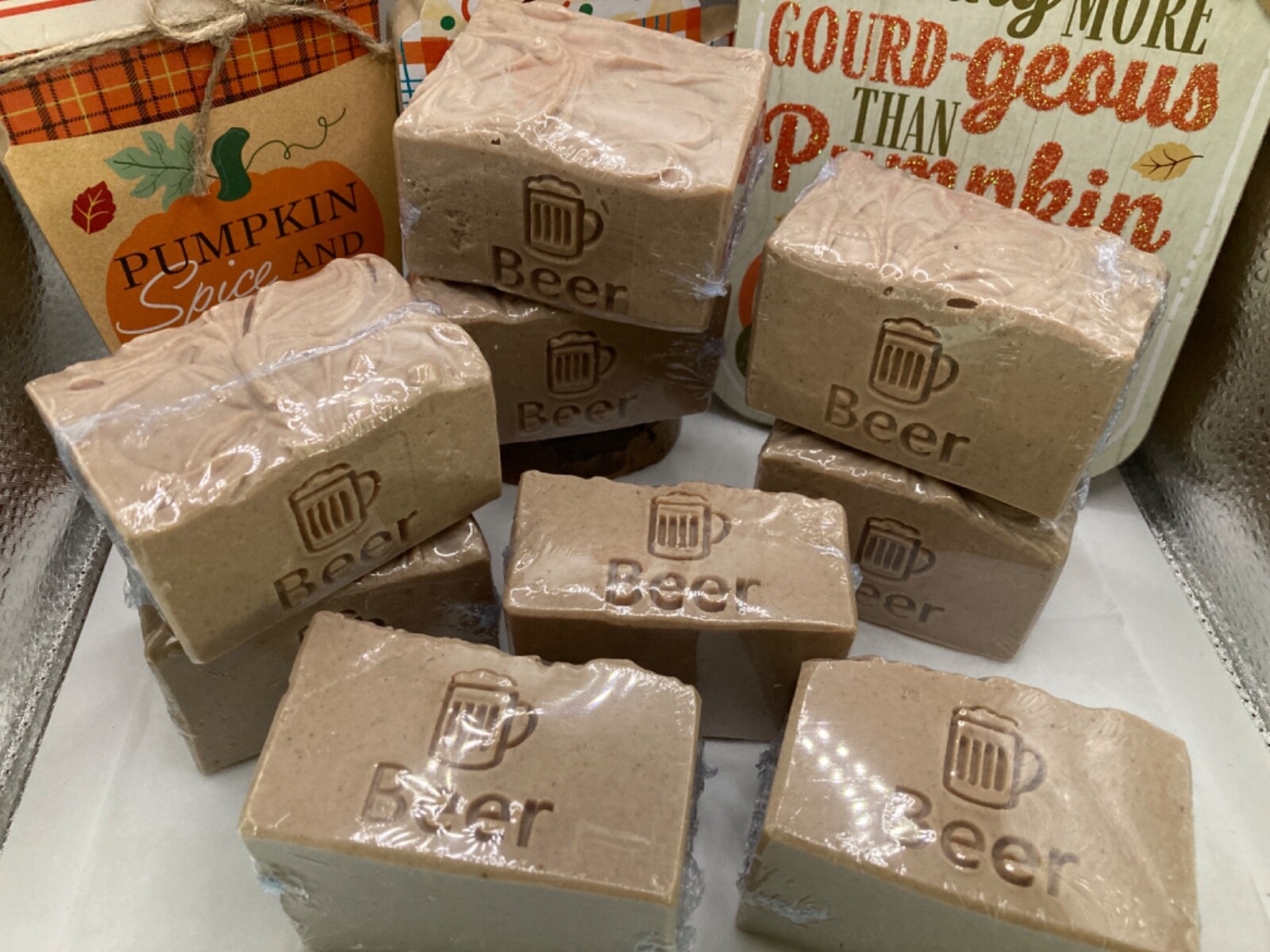 Chunky Jumbo Cavalier Fragrance Face, Hand & Body Beer Soap For Men, Lot 3