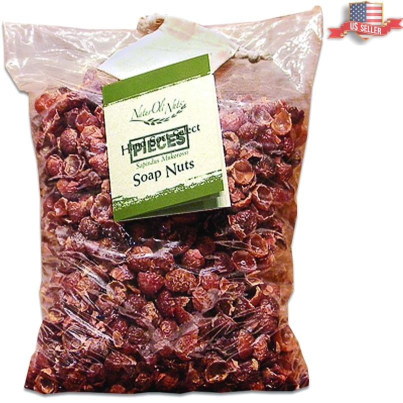 Natural Organic Soap Nuts – 2lb Biodegradable Cleaner for Sensitive Skin