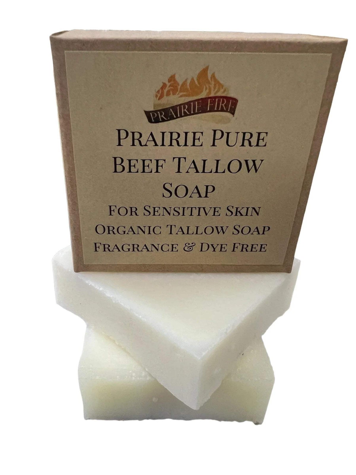 Pure Beef Tallow Soap Bar, (3 Pack) Grass Fed and Finished – Face, Body and Hair