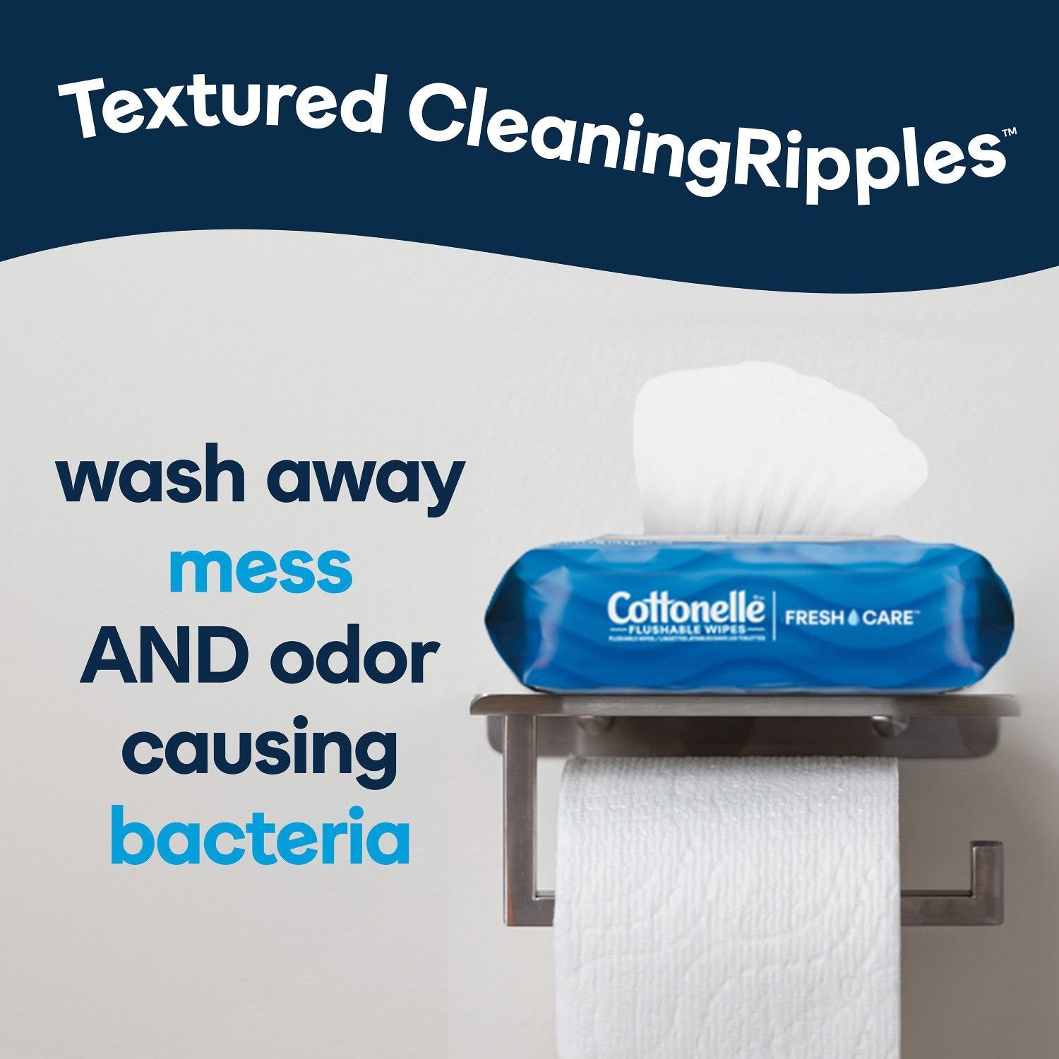 Cottonelle Flushable Wipes 560 Ct – Fresh Care Septic Safe Alcohol-Free Wipe Lot