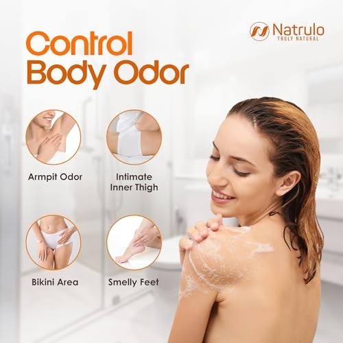 Natrulo Persimmon Soap Bar for Body Odor Control Â Purifying Deodorizing Body