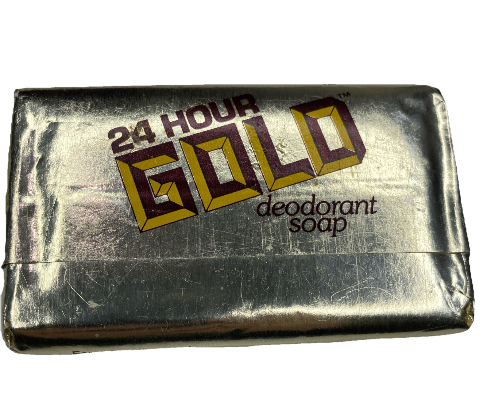 Vtg 24 Hour Gold Deodorant Soap Bar 4.25 OZ Very Rare Beauty Labs